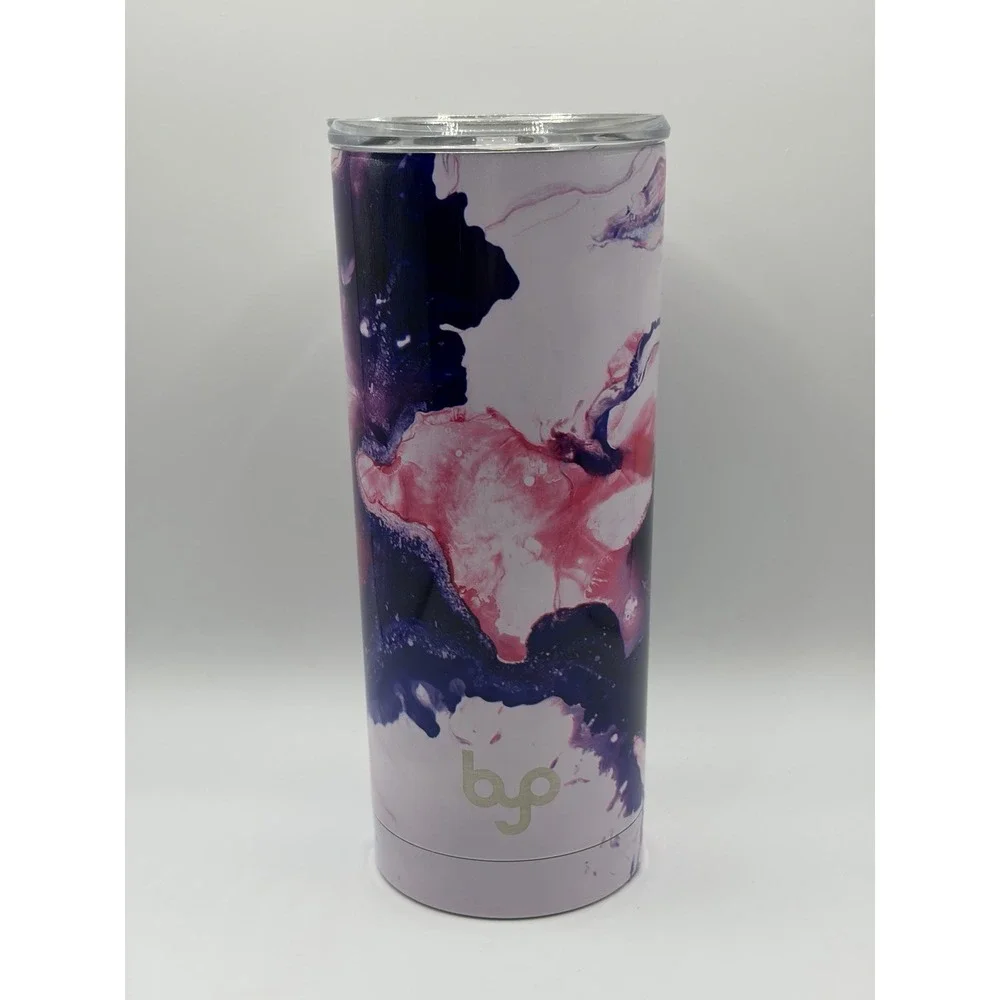 byo Built Tie Dye Tumbler Pink/Blue Tie Dye  20 oz Tumbler Cup